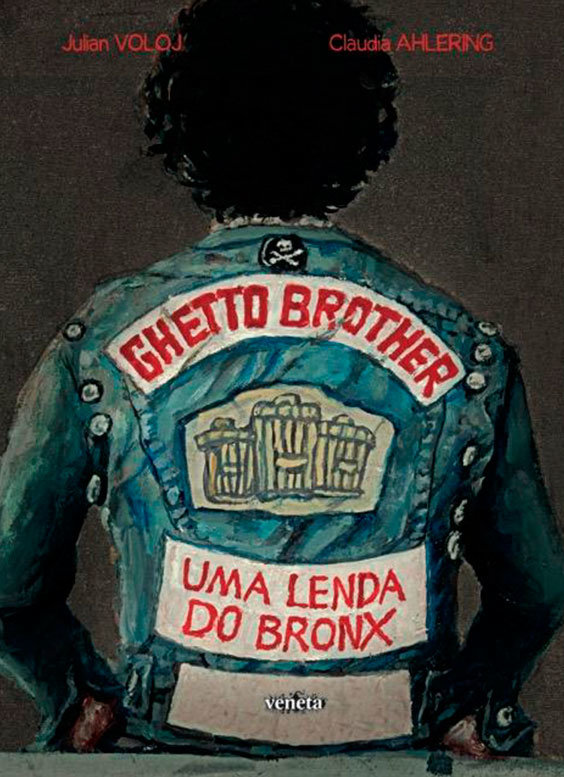 A imagem mostra um membro dos Ghetto Brothers