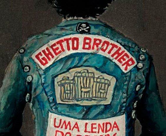 A imagem mostra um membro dos Ghetto Brothers