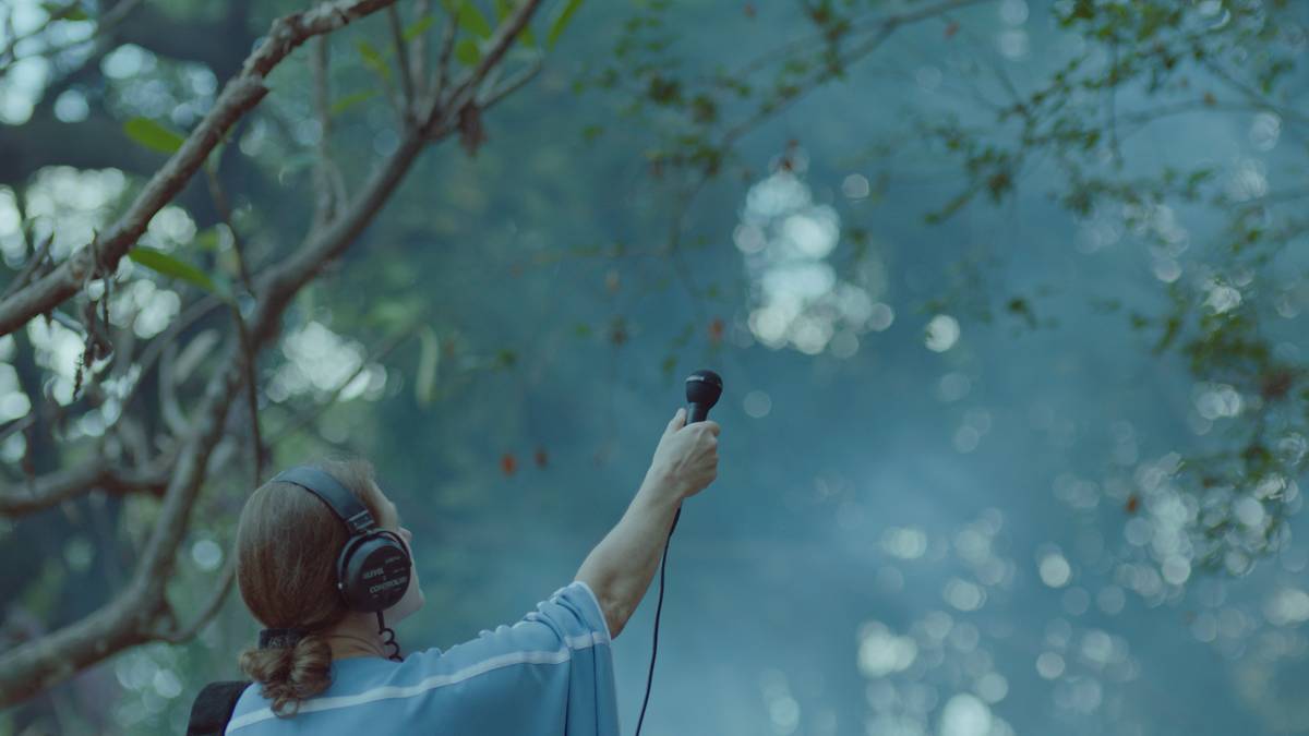 Cena do filme "Hilda Hilst Pede Contato"