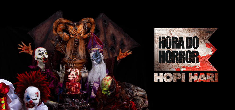 Foto da equipe do Hopi Hari, 20 anos do Halloween