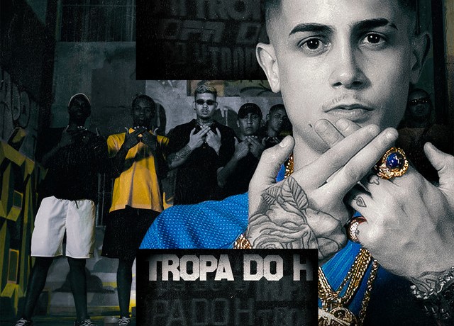 Arte do single "Tropa do H" do MC Hariel