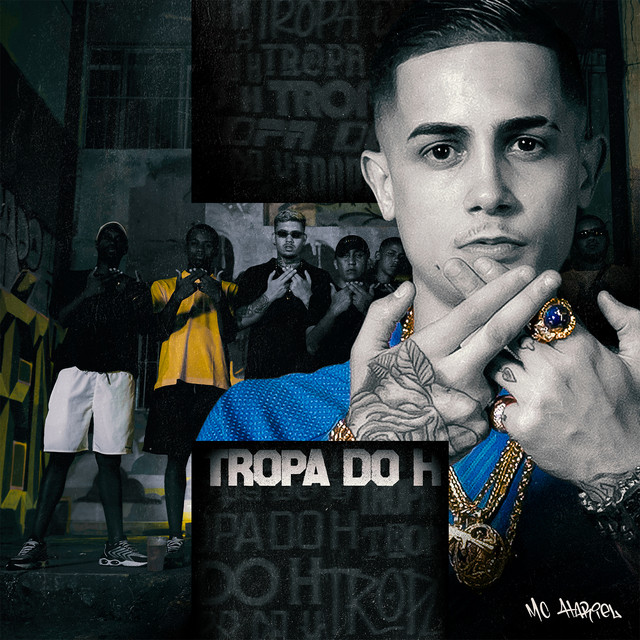 Arte do single "Tropa do H" do MC Hariel
