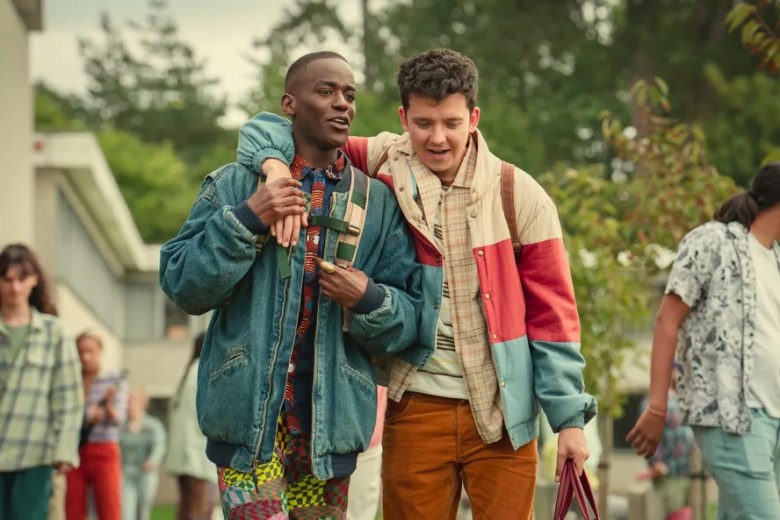 Eric e Otis durante cena de Sex Education (Foto: Divulgação/ Netflix)