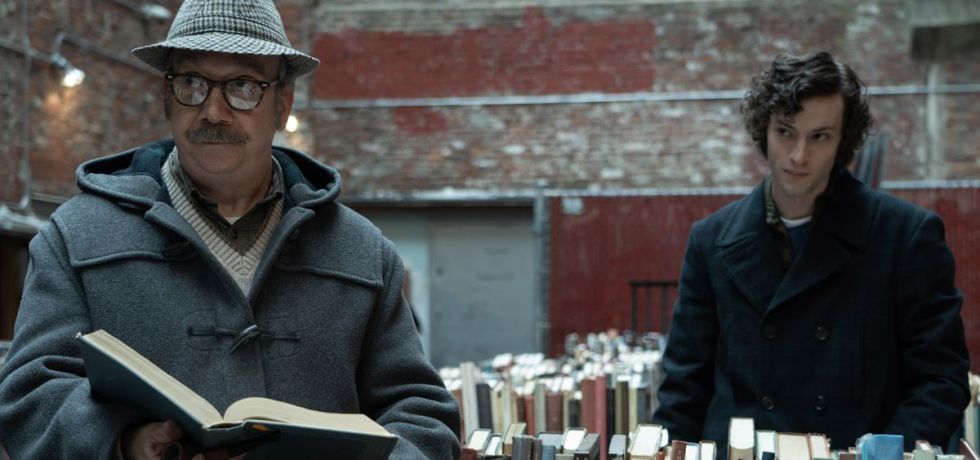 Paul Giamatti e Dominic Lessa durante cena de "Os Rejeitados" (Foto: Universal Pictures/ Divulgação)