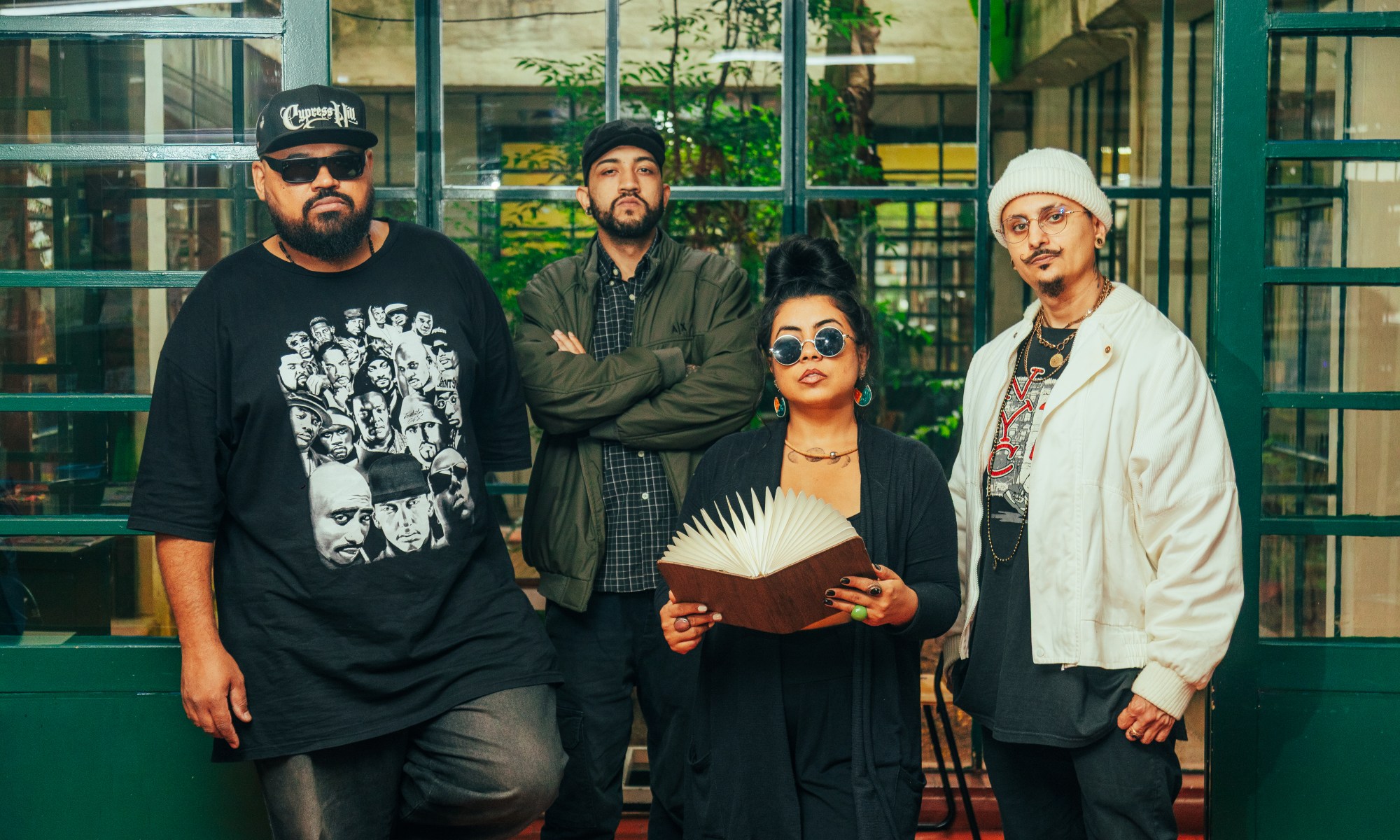 O coletivo Saraund System, criadores do projeto Literatura em Rap